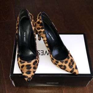 Brand New Nine West Leopard pumps